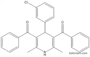 Molecular Structure of 359764-00-4 (3,5-Dibenzoyl-4-(3-chlorophenyl)-2,6-dimethyl-1,4-dihydropyridine)